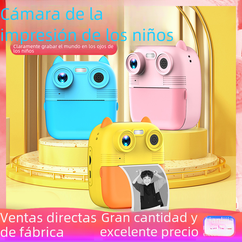 Nueva cámara instantánea para niños, fotografía de alta definición, cámara de impresión de vídeo, juguete, ordenador Digital/cámara instantánea/instant