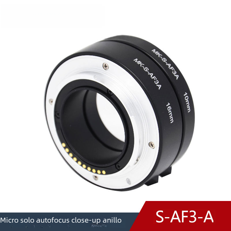 MK-S-AF3A adecuado para Sony anillo E/FE bayoneta micro cámara de metal micro cámara de corta distancia anillo