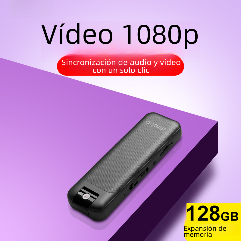 Fabricantes suministro HD inteligente grabadora de reducción de ruido 1080p Cámara giratoria en espera durante mucho tiempo