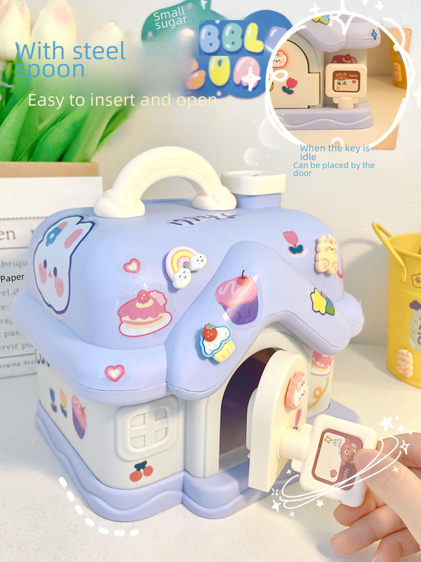 Cute and Fun Mini House Savings Bank for Kids - Boys and Girls, Only Withdraw, Not Deposit Money Bank - 2024 New Arrival Internet Pop-up Money Box