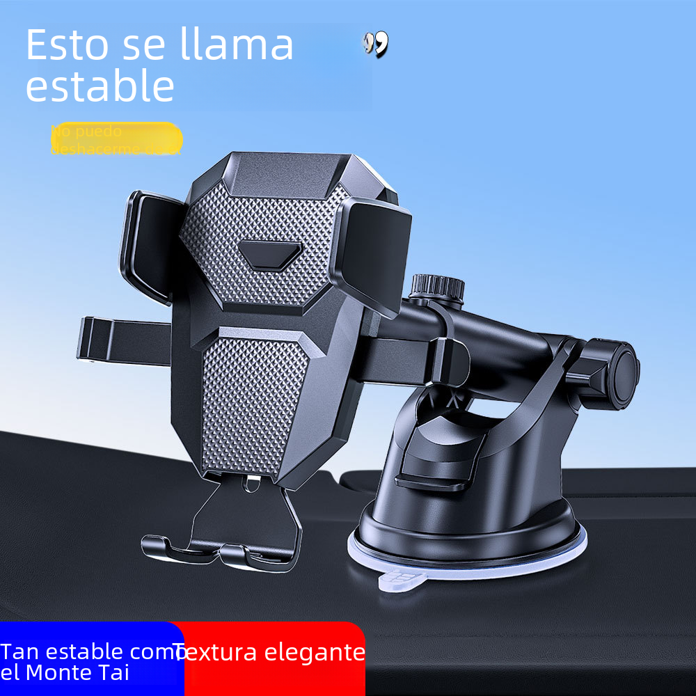 Nuevo Soporte de teléfono de bloqueo automático para coche, soporte de ventilación de aire acondicionado, soporte de navegación, soporte de ventosa retráctil