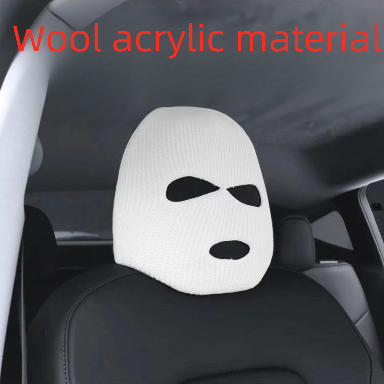Hot item car seat headrest cover personalized funny hat OEM factory cross-border supply extrovert syndrome head cover