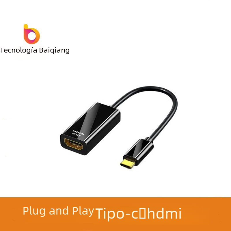 FUENTE fabricante tipo-c a HDMI cable tipo C a HDMI cable de conversión 4K carcasa de aleación de aluminio en stock