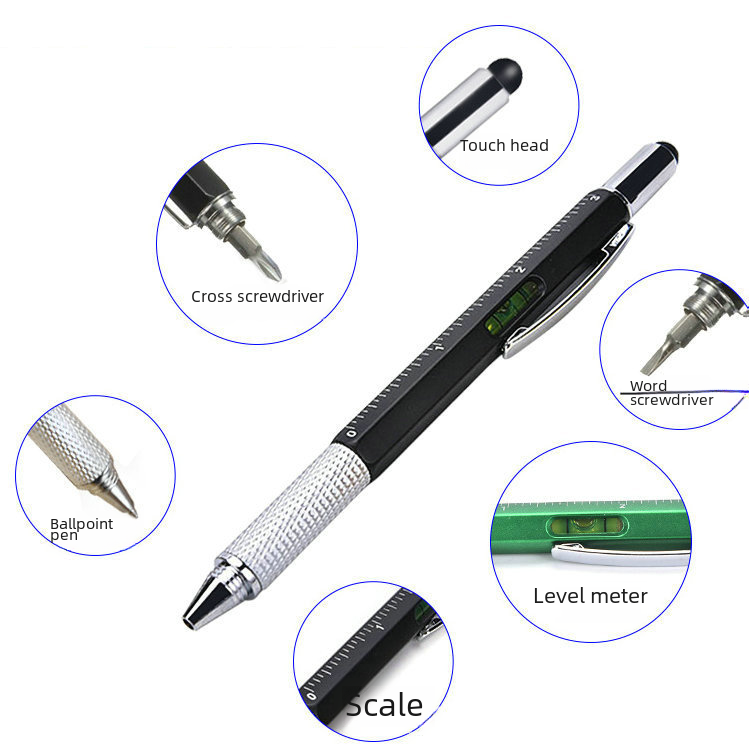 動手Screwdriver可拆卸工具方形六角多批頭辦公用品多功能圓珠筆