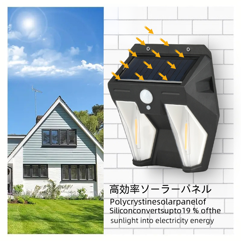 太陽光発電 Led 街路灯屋外ガーデンランプソーラーパネル駆動照明器具道路照明|undefined