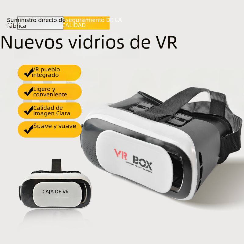 Gafas de VR-BOX caliente transfronterizas segunda generación de teléfono móvil montado en la cabeza 3D teatro juego inteligente Realidad Virtual gafas VR