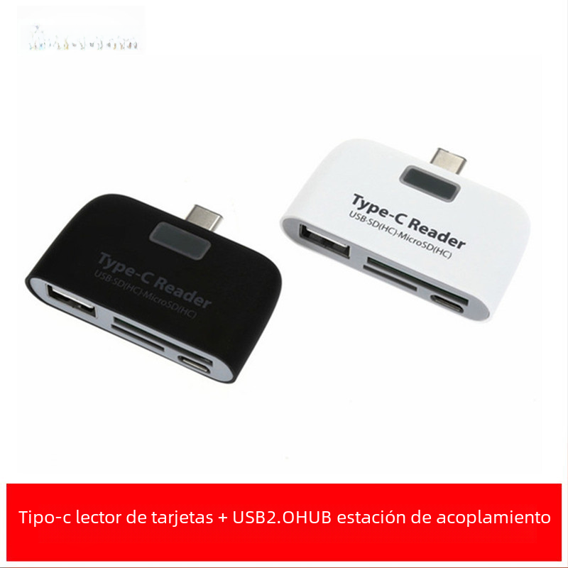 USB C Type-c3.1 Hub USB2.0HUB SD/TFtype-c hubotg lector de tarjetas