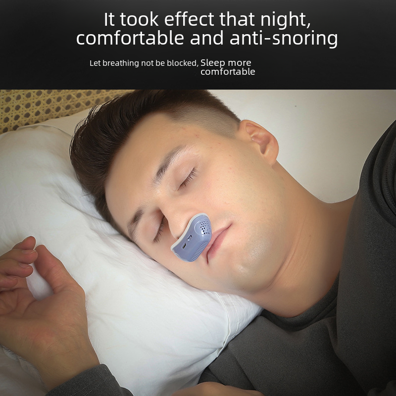 Electric Snore Stopper Snoring Prevention Snore Stopper Snoring Relief Snoring Nasal Congestion Snoring Blocker Men's Sleep Solution
