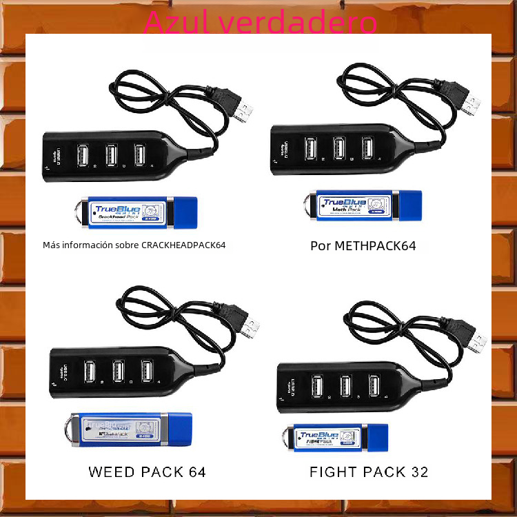 Mini azul verdadero Paquete de crackhead 32G/64G lucha Pack PS UN MINI