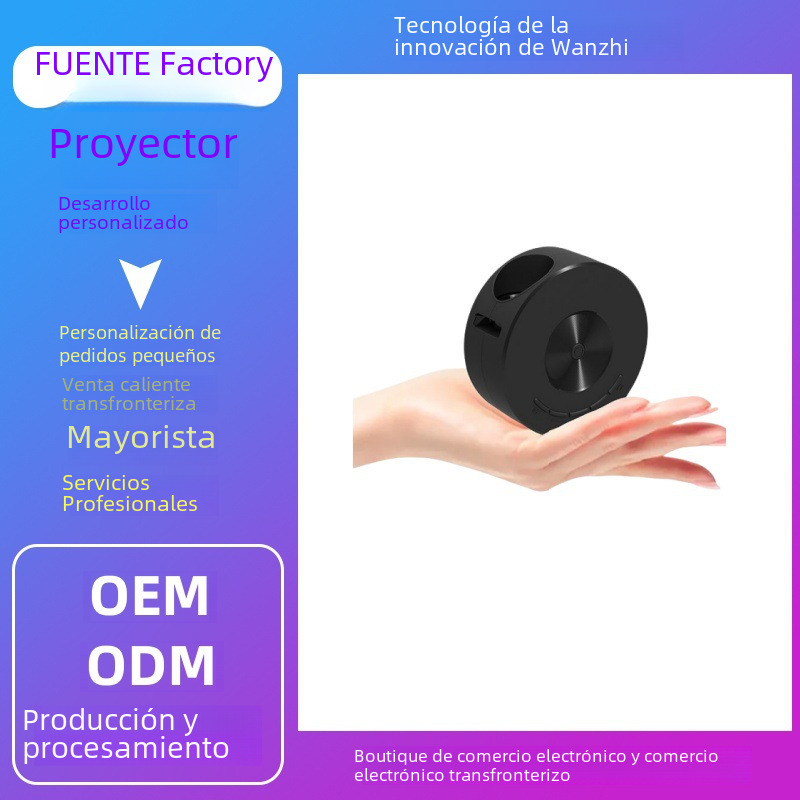 Comercio exterior transfronterizo YT200 hogar proyector miniatura portátil mini portátil pequeño teléfono móvil de los niños de proyección