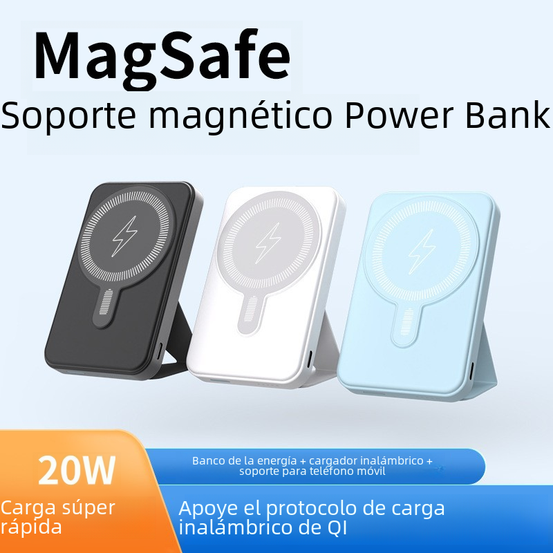 Magsafe banco de energía magnética inalámbrica 10000 con soporte Pantalla Digital súper rápido de carga portátil de energía móvil cabeza Fábrica