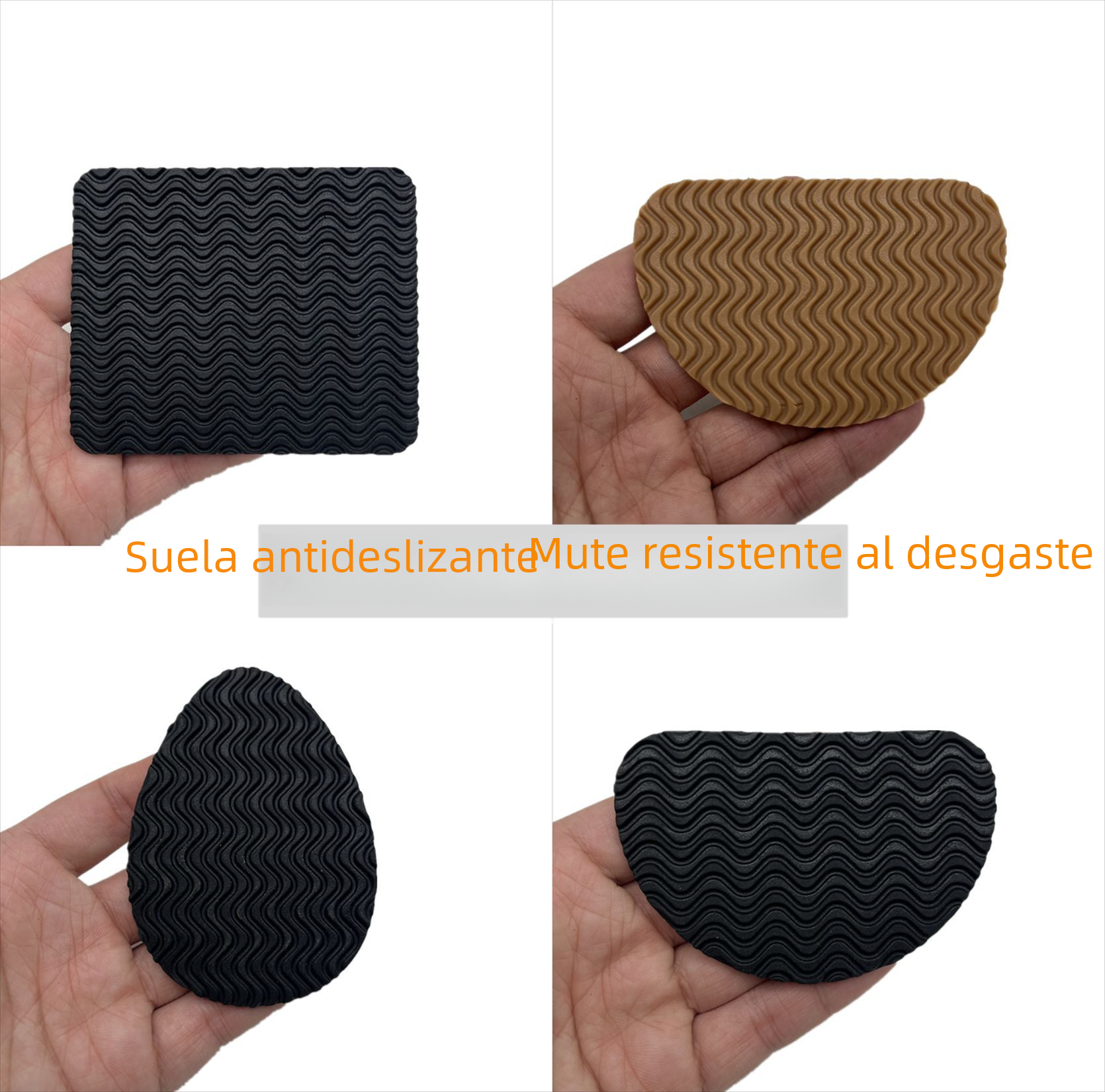 Suela de silicona pegatinas antideslizantes suela de tacón alto antideslizante suela antideslizante almohadilla de silicona antideslizante efecto de silencio resistente al desgaste es bueno