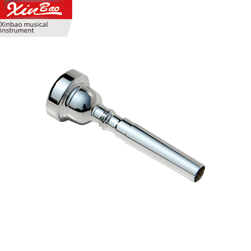 Xinbao musical instrument professional trumpet mouthpiece copper mouthpiece 7C high-grade silver plating export standard specifications 3C 5C 1.5C