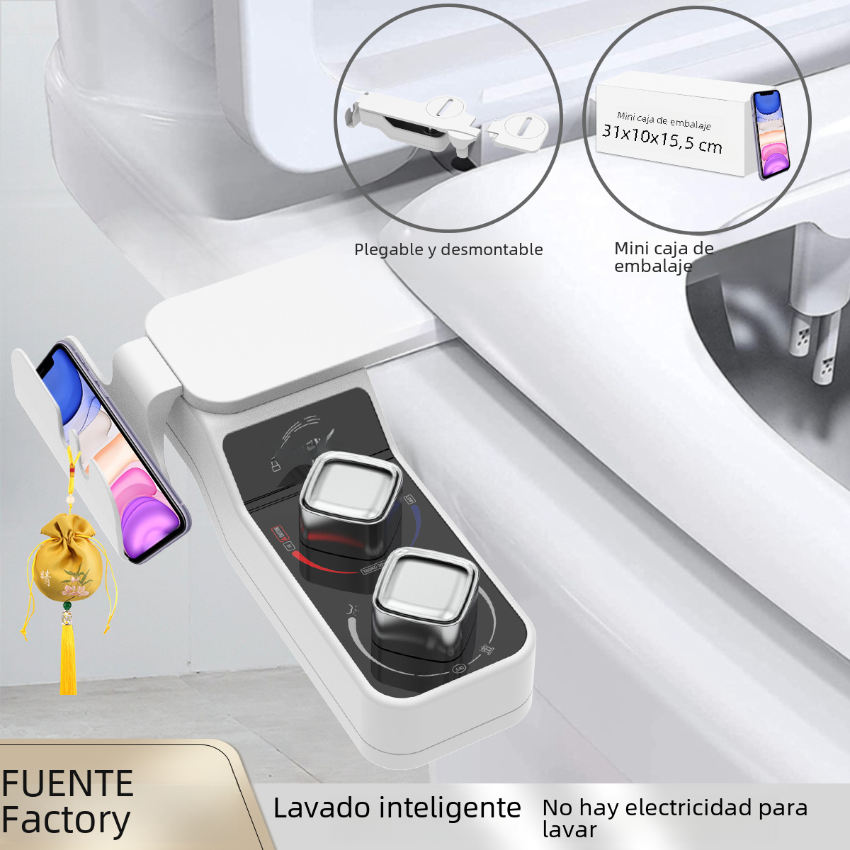 Amazon baño no eléctrico trasero lavado artefacto bidé desmontable plegable limpiador de las mujeres populares cuerpo limpiador