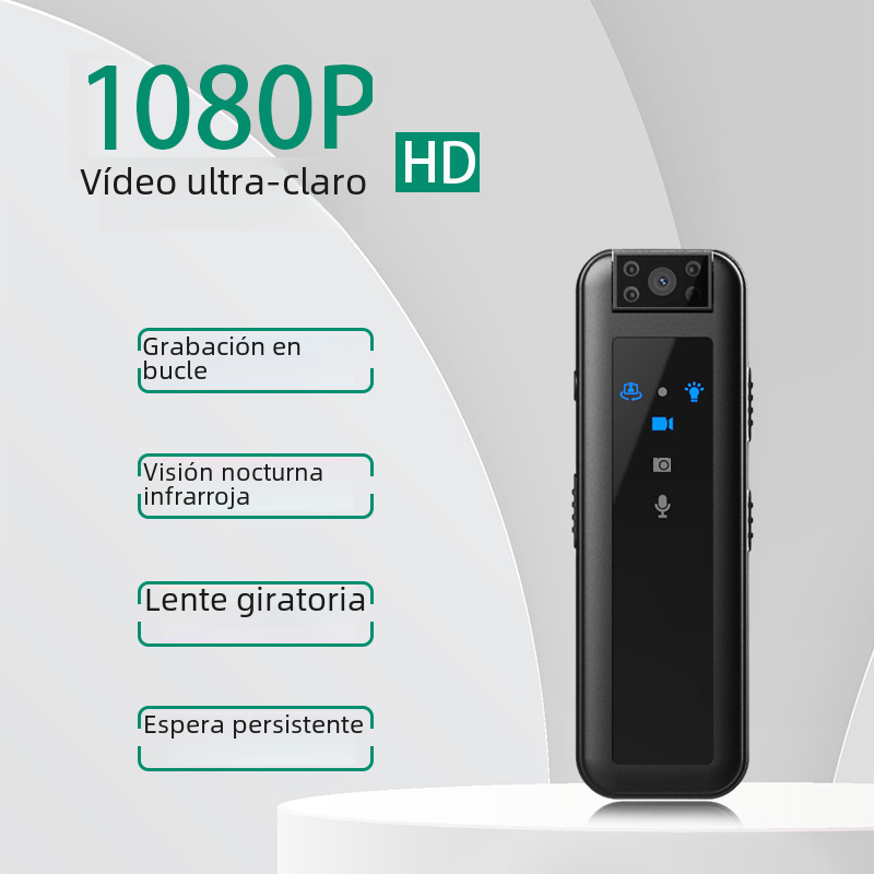 HD cámara de visión nocturna de la Ley grabadora de deportes Cámara espalda clip usando DV video infrarrojos noche visión Cámara