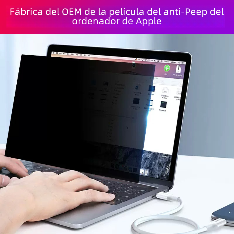 MacBook Air/Pro anti-Peeping Apple Notebook anti-Peeping película magnética 13 película protectora de Pantalla 16 aplicable