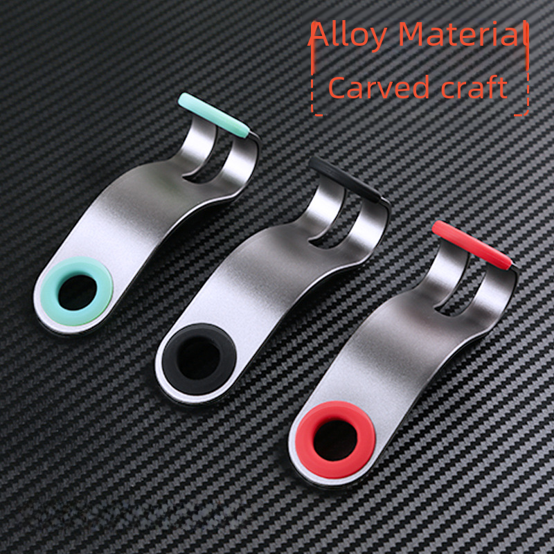 New Metal Multi-functional Chair Back Car Hook Car Seat Rear Seat Car Interior Accessory Small Hook Wholesale