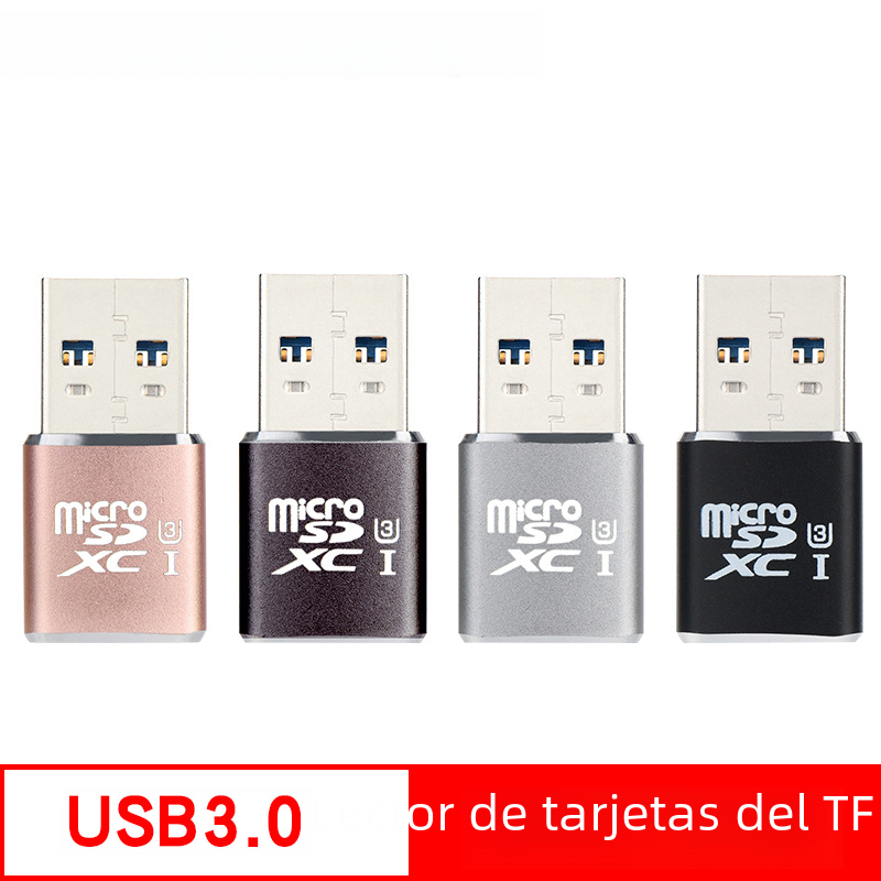 Coche USB3.0 lector de tarjetas TF tarjeta/lector de tarjetas microSD mini super coche universal TF lector de tarjetas