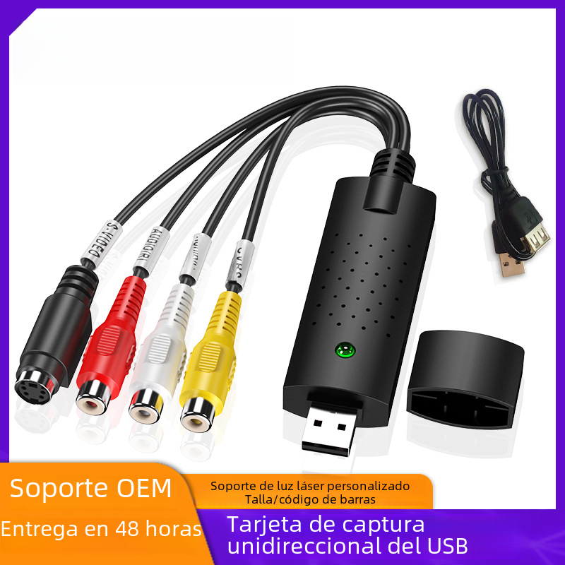 Transfronterizo de un solo canal USB tarjeta de captura AV señal Imagen Colector de vídeo ezcap cámara de vigilancia de vídeo HD