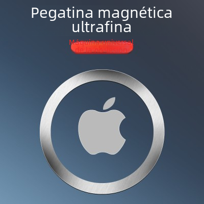 Aplicable a Apple 13 MagSafe teléfono móvil inalámbrico de carga magnética hoja de hierro hoja magnética redonda hoja magnética