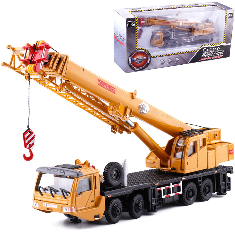 [盒裝]凱迪威 大吊車 全合金 起重機 吊車  1:55 車模  625011