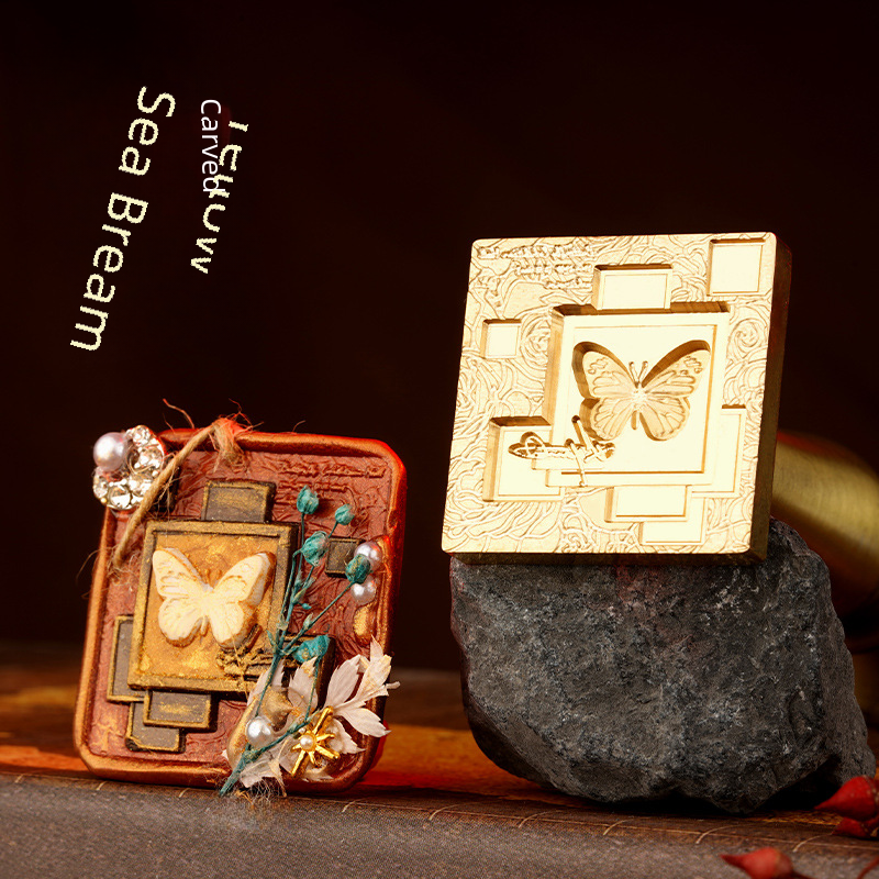 Yu Mo Wen Original Fire Lacquer Seal Photo Frame Series Sealing Wax Decorative Seal Gifts