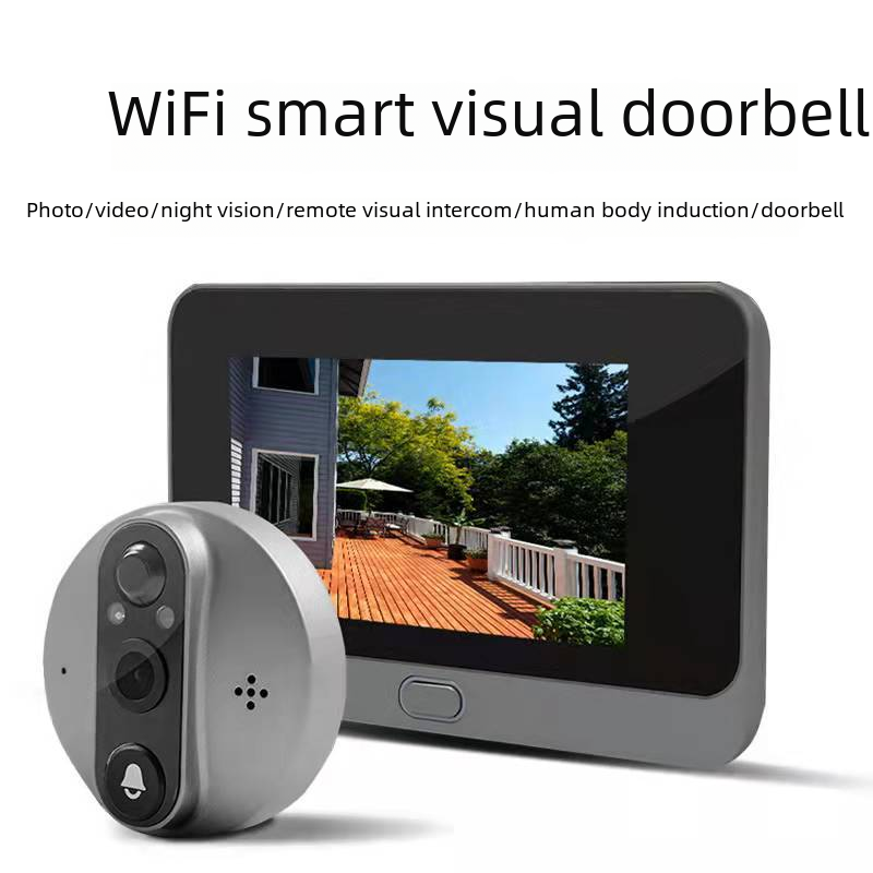 Doodle Smart HD Phone Monitoring Doorbell with Wireless Video Capability, WiFi Electronic Intercom, Home Security and Protection