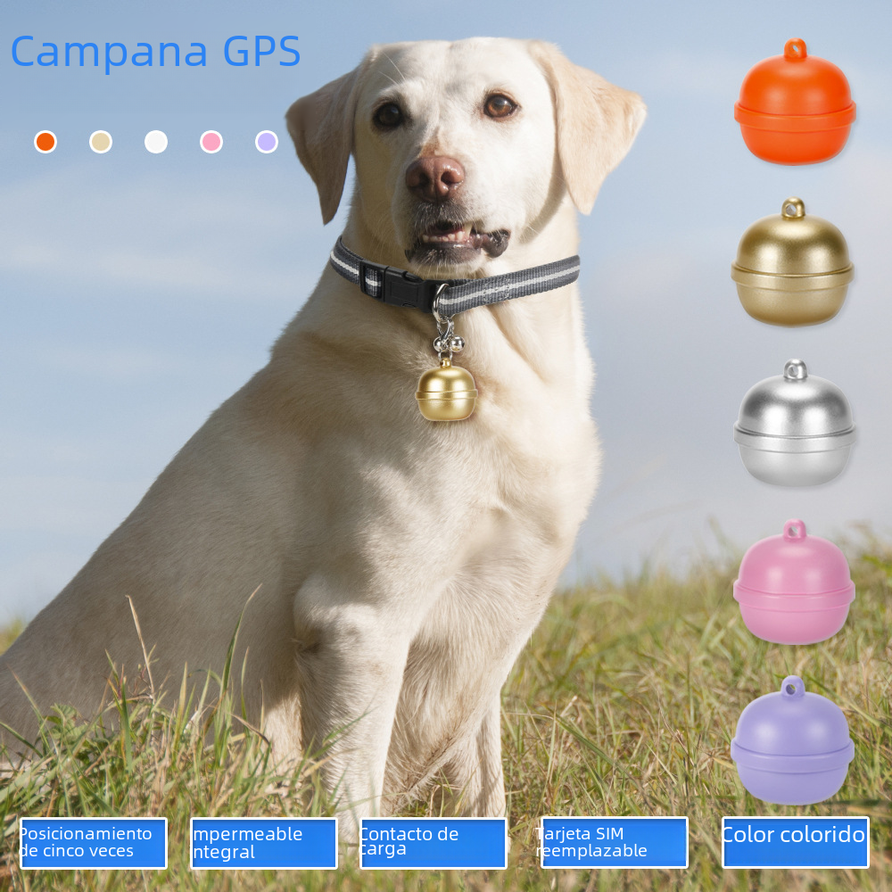 G15 Gf07 Smart Pet Bell Gps Tracker perro gato dispositivo antipérdida computadora Digital/dispositivo antipérdida inteligente