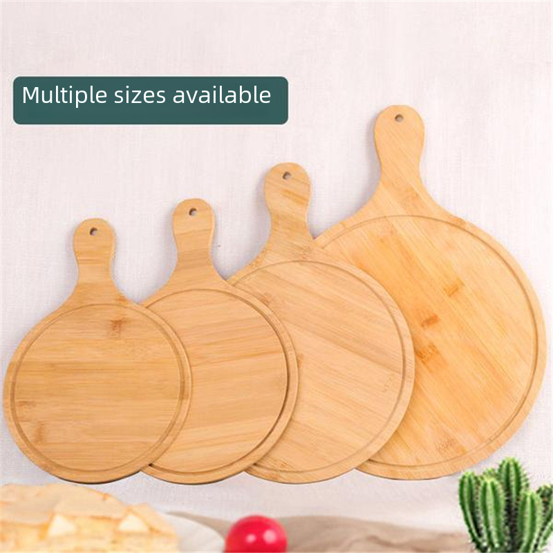 Direct Sale from the Manufacturer: Simple Wooden Household Serving Board Pizza Board Snack and Cookie Fruit Cutting Board Tray