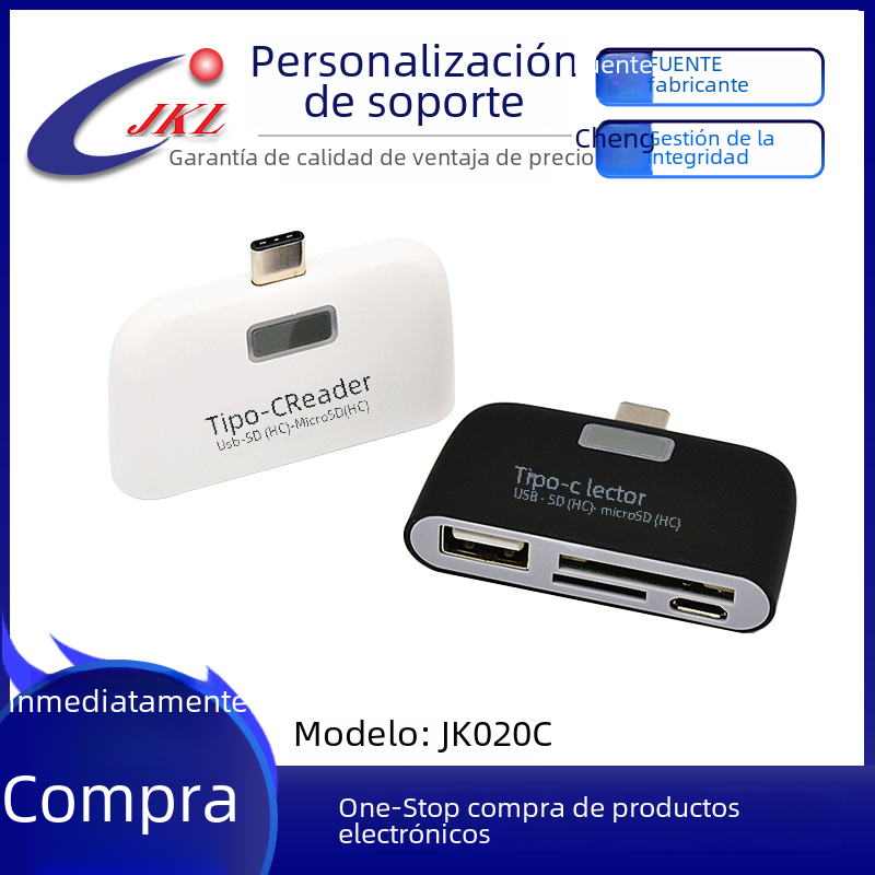 Mecanografíe la electrónica digital de los productos SD/TFcombo del lector de tarjetas de C USBhubOTG aplicable a Apple todo junto