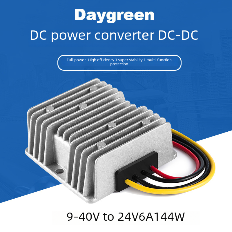 【Daygreen】9-40V to 24V voltage regulator 12V-24V to 24V6A72W DC power converter