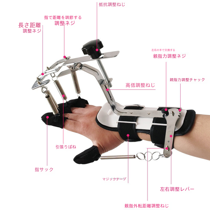 指の柔軟性トレーニング機器ハンドグリップ強化剤脳卒中片麻痺ハンドパワースプリングフレーム指ディバイダーボード|undefined