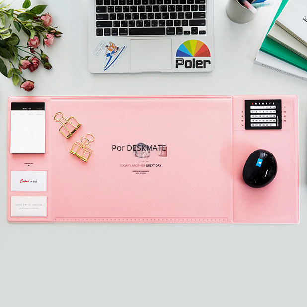 Eonbest dulce multifuncional oficina de negocios hogar impermeable gran escritorio de la computadora alfombrilla de ratón