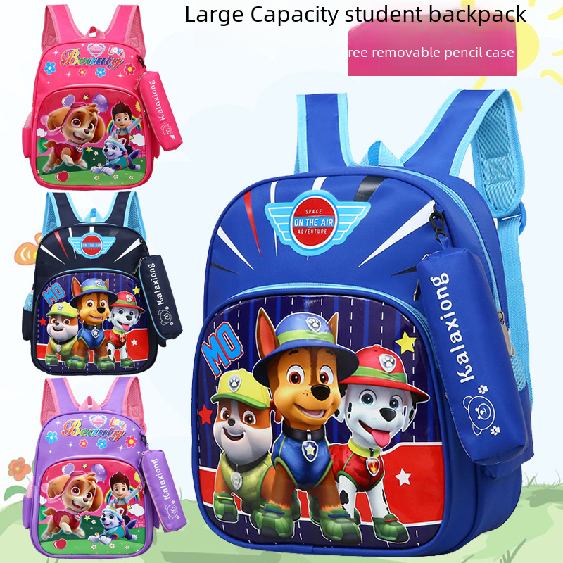 2024 New Children's Schoolbag Wholesale Kindergarten Boys and Girls Baby Backpack for 3-6 Years Old Lightweight Cartoon Dual Shoulder Bag