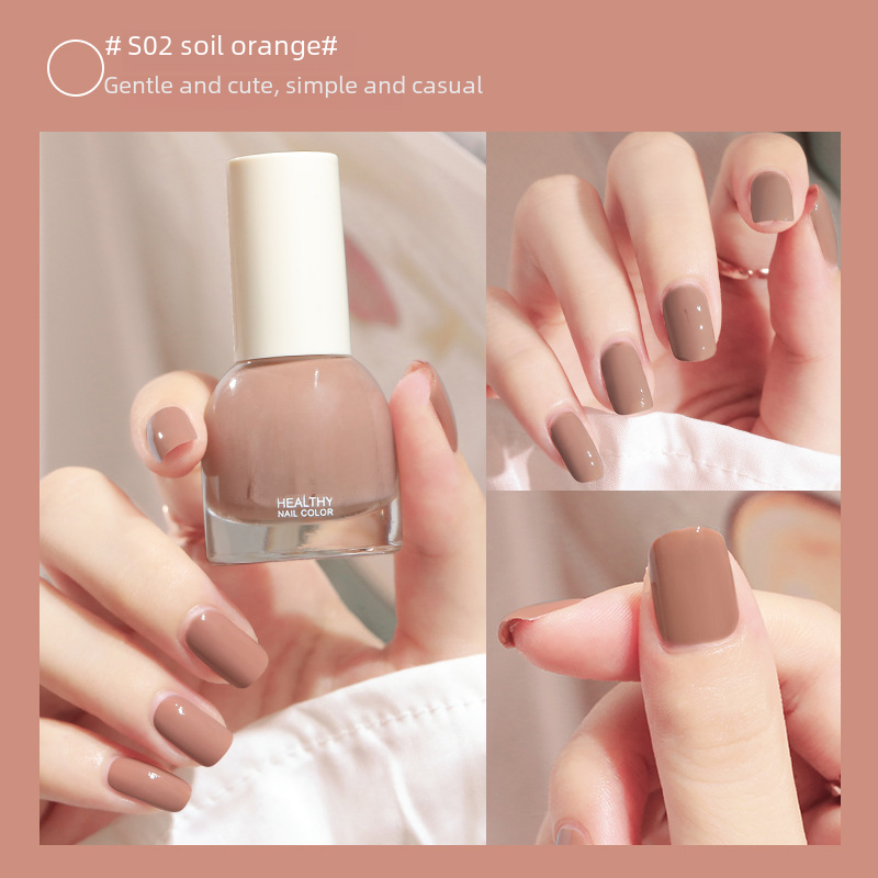 Cross-border new water-based removable bake-proof long-lasting nail polish for pregnant women and children, factory wholesale