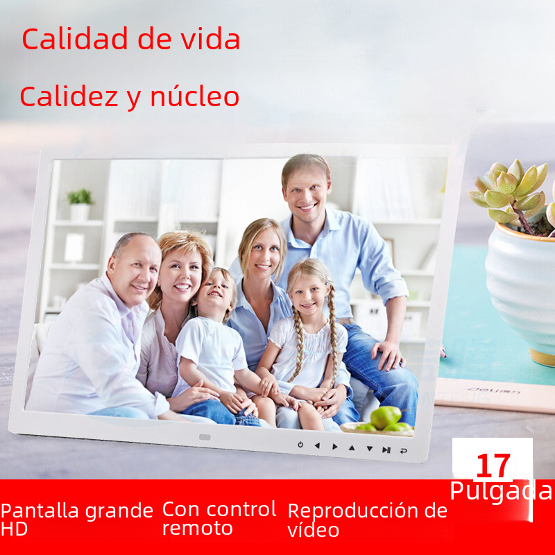 Máquina de publicidad de álbumes electrónicos con marco de fotos Digital, pantalla portátil con llave táctil Hdmi de 17,1 pulgadas