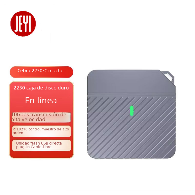 Jiayi cebra 2230 caja de disco duro M.2 disco de estado sólido en línea portátil externo tipo C SSD móvil