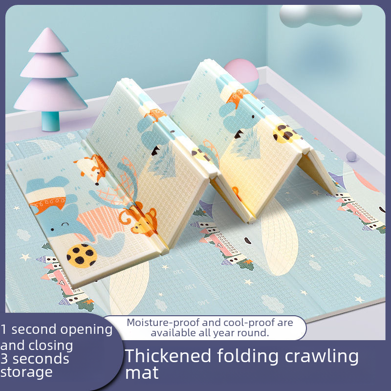Manufacturer wholesale XPE foldable crawling mat baby crawling mat thick infant game mat home mat dropshipping