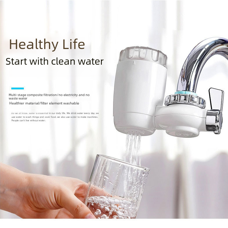 Live with goods water purifier faucet water purifier household pre-filter tap water filter ceramic