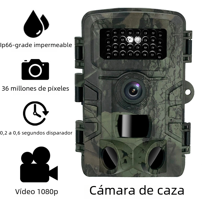 Explosivo transfronterizo 58 millones 2.7K cámara infrarroja de alta definición cámara de caza al aire libre cámara de caza día y noche en la naturaleza visión