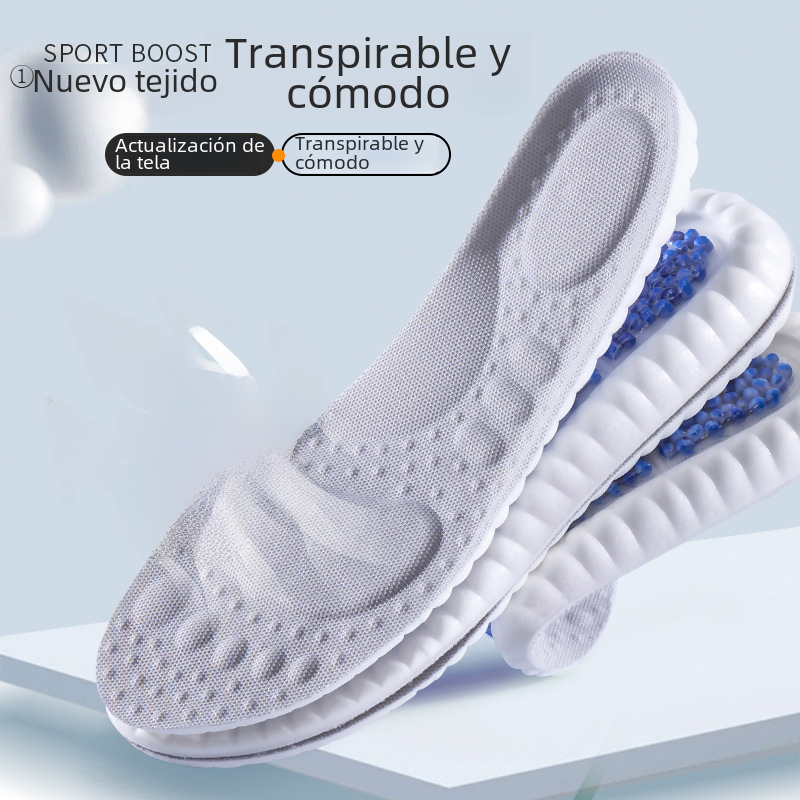 Deportes ZOOM plantilla palomitas cojín de aire transpirable cómodo absorción de choque engrosada suave elástico hombres y mujeres corriendo Plantilla de entrenamiento militar