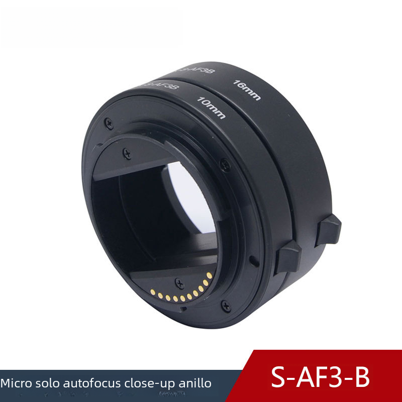 Meike MK-S-AF3B adecuado para Sony E/FE bayoneta micro cámara única Micro CÁMARA DE CERCA-Anillo de contacto de distancia