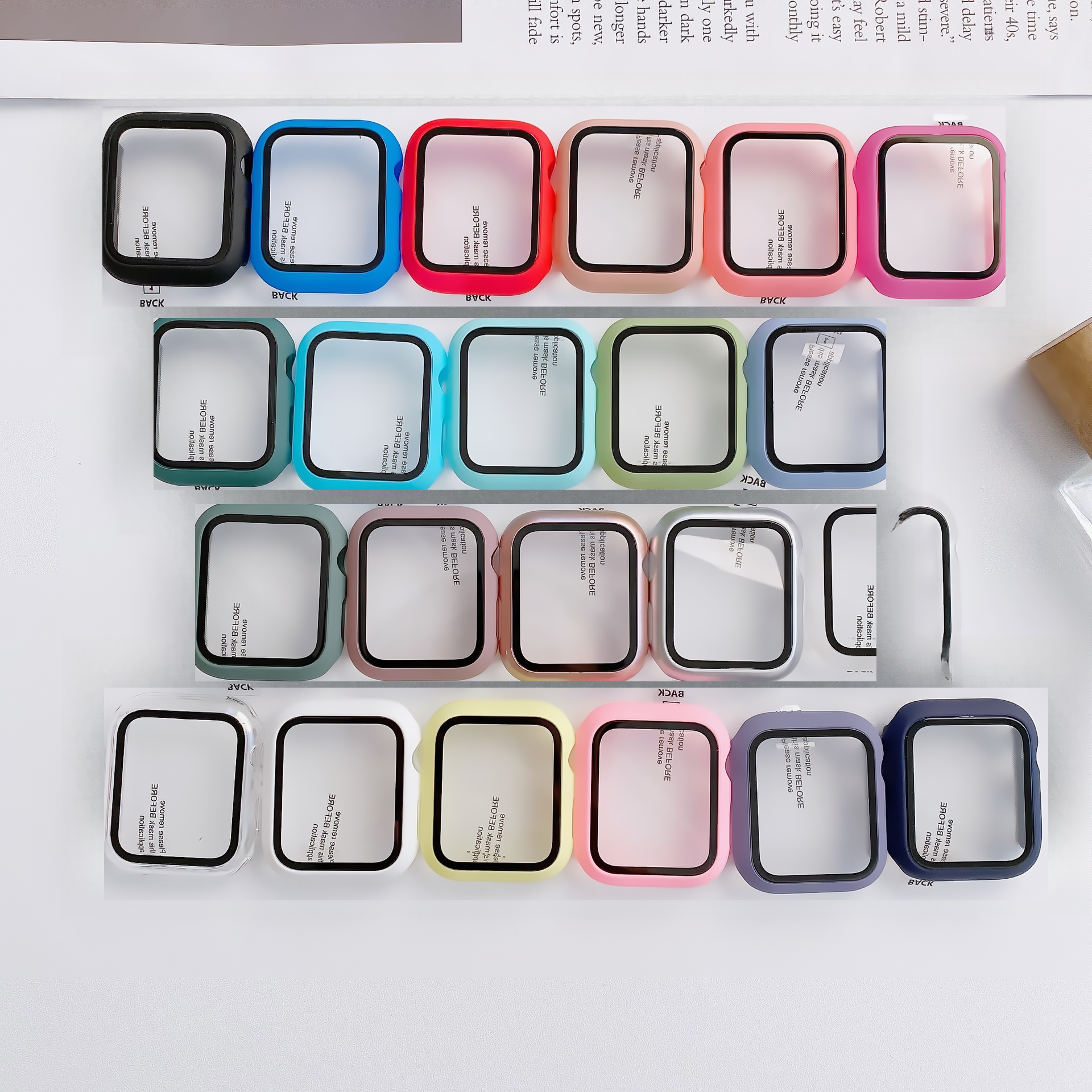 Aplicable a la caja del reloj de Apple Apple Apple watch10Ultra49mm caja iwatch9876PC película de la caja todo en uno