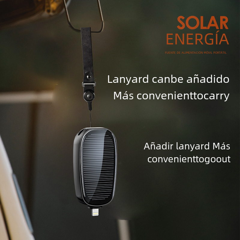 Nuevo Mini banco de energía solar de emergencia al aire libre viene con fuente de alimentación móvil inalámbrica pequeña portátil transfronteriza