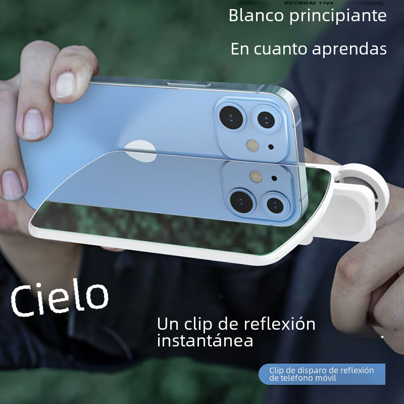Tiktok Sky Mirror viaje esencial juego espejo Cámara artefacto reflexión disparo profesional modificación clip de teléfono móvil