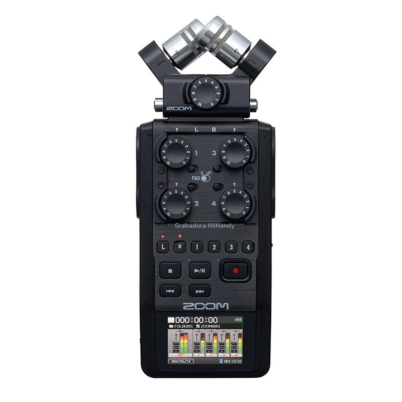 Zoom H6 pluma de grabación digital portátil 6 pista de grabación al por mayor 1 unidades de entrega