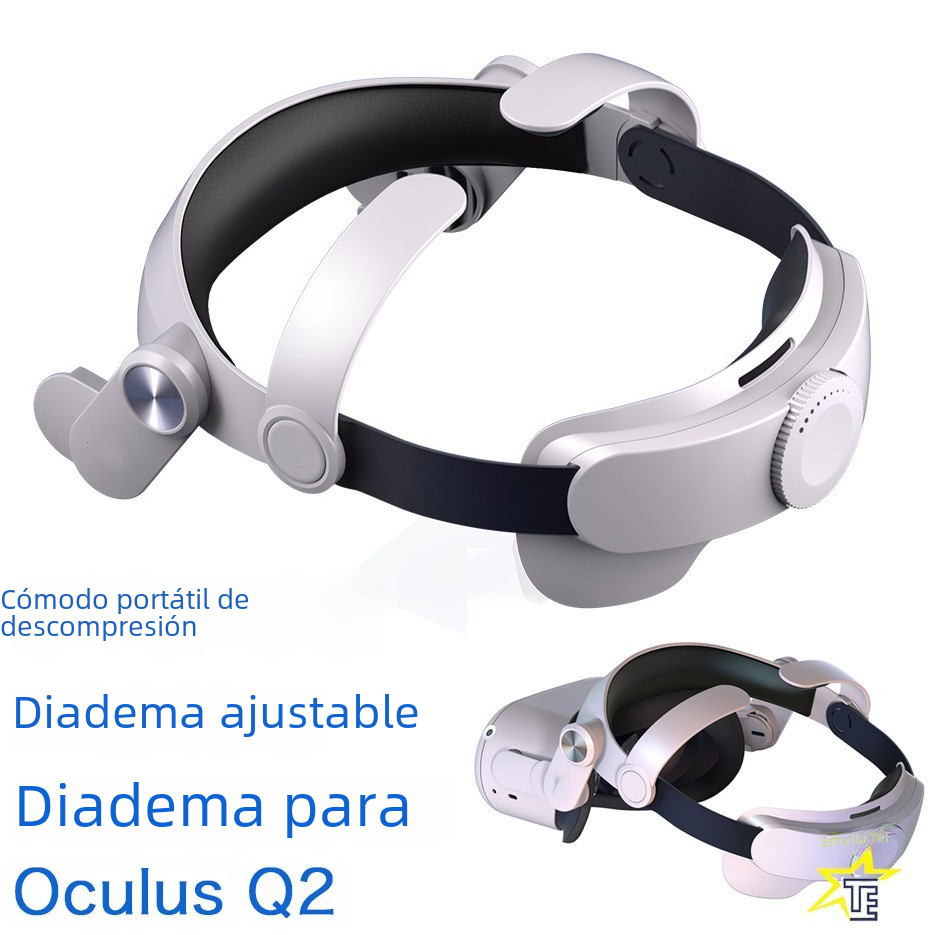 Cómodo desgaste de la cabeza de élite VR diadema todo en uno ajuste Oculus Quest2 accesorios de desgaste de la cabeza transfronteriza T2