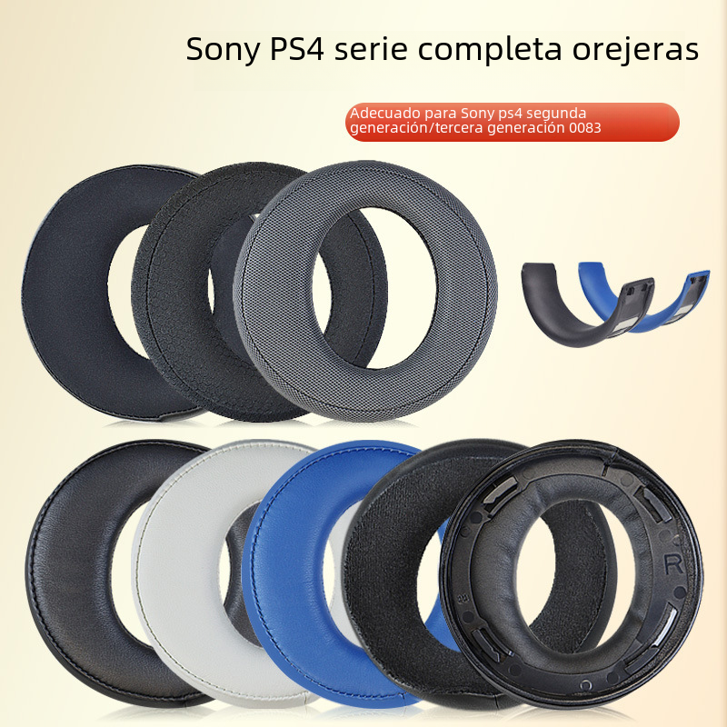 Adecuado para Sony auriculares de oro CECHYA0083 0090 auriculares esponja cubierta PS4 misterioso mar área orejeras auricular cubierta