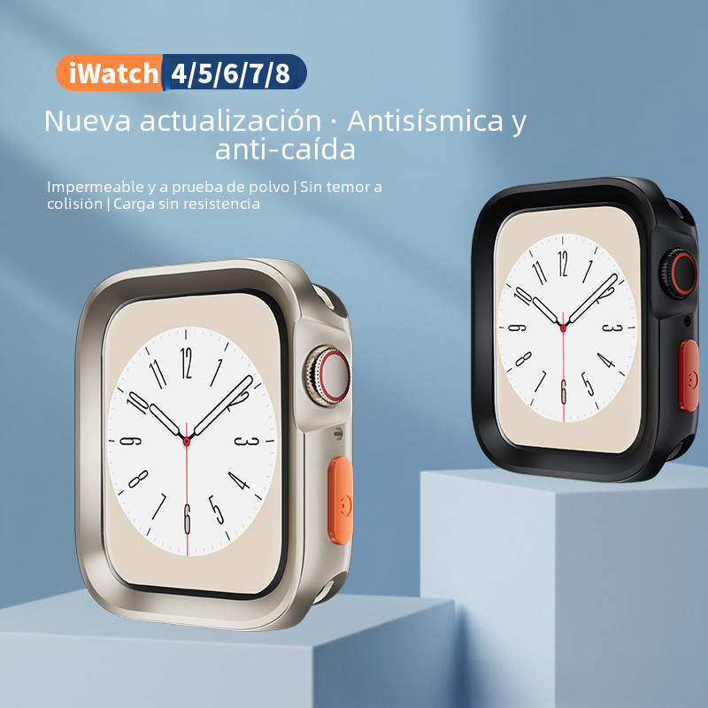Adecuado para Apple Smart Watch AppleiwatchS10a generación armadura carcasa protectora a prueba de polvo carcasa blanda funda protectora