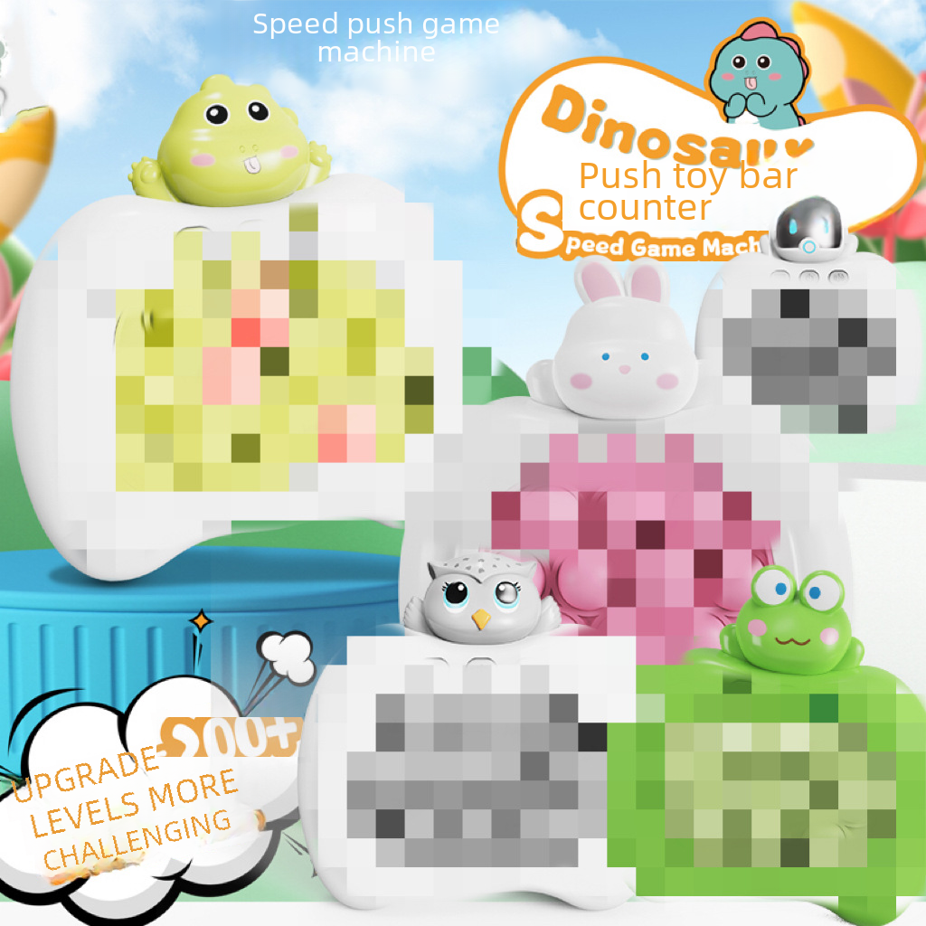 Cross-border Amazon Children's Challenge Astronaut Kuromi Cartoon Fast-Push Game Machine Pressure Intelligence Stress Relief Toy